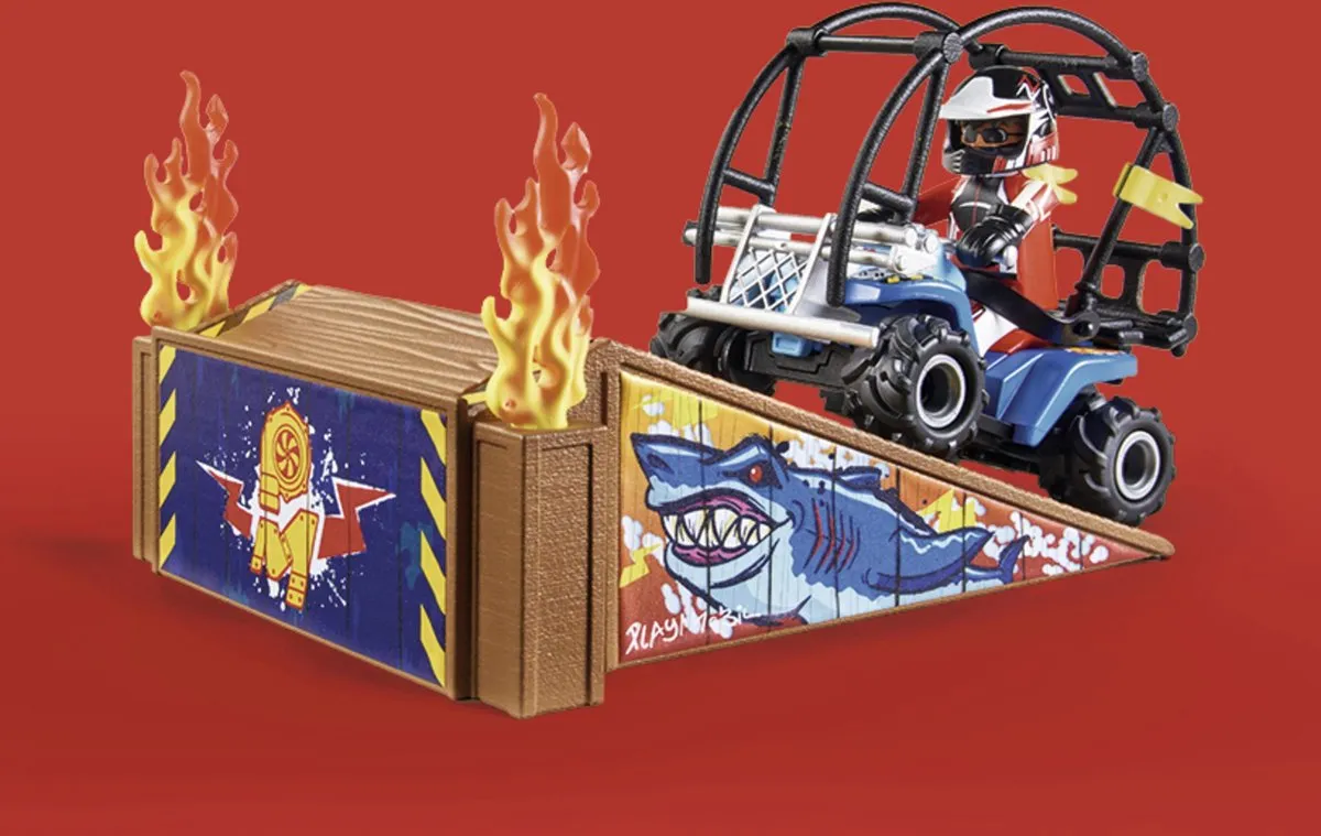 Playmobil Starterpack Stuntshow Quad 70820 - Multicolor