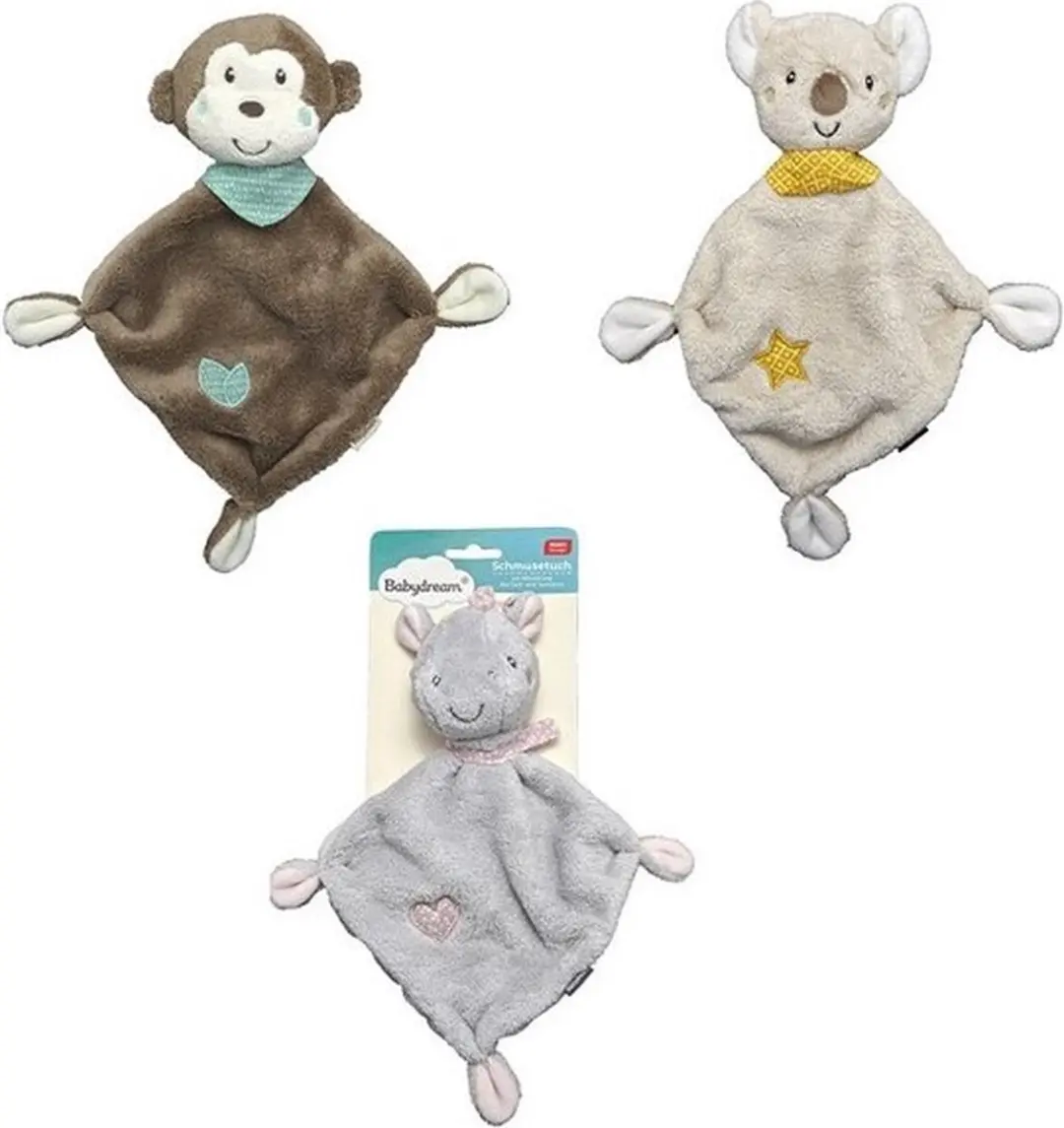 Baby knuffeldoekje set van 3