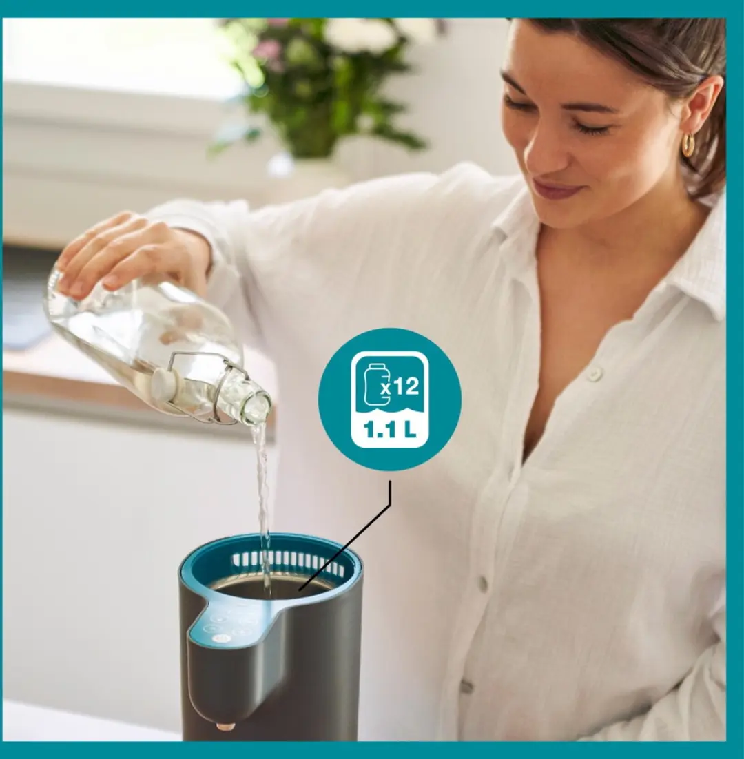 Babymoov Milky Now Flessenbereider - Grijs - afbeelding 3 van 6