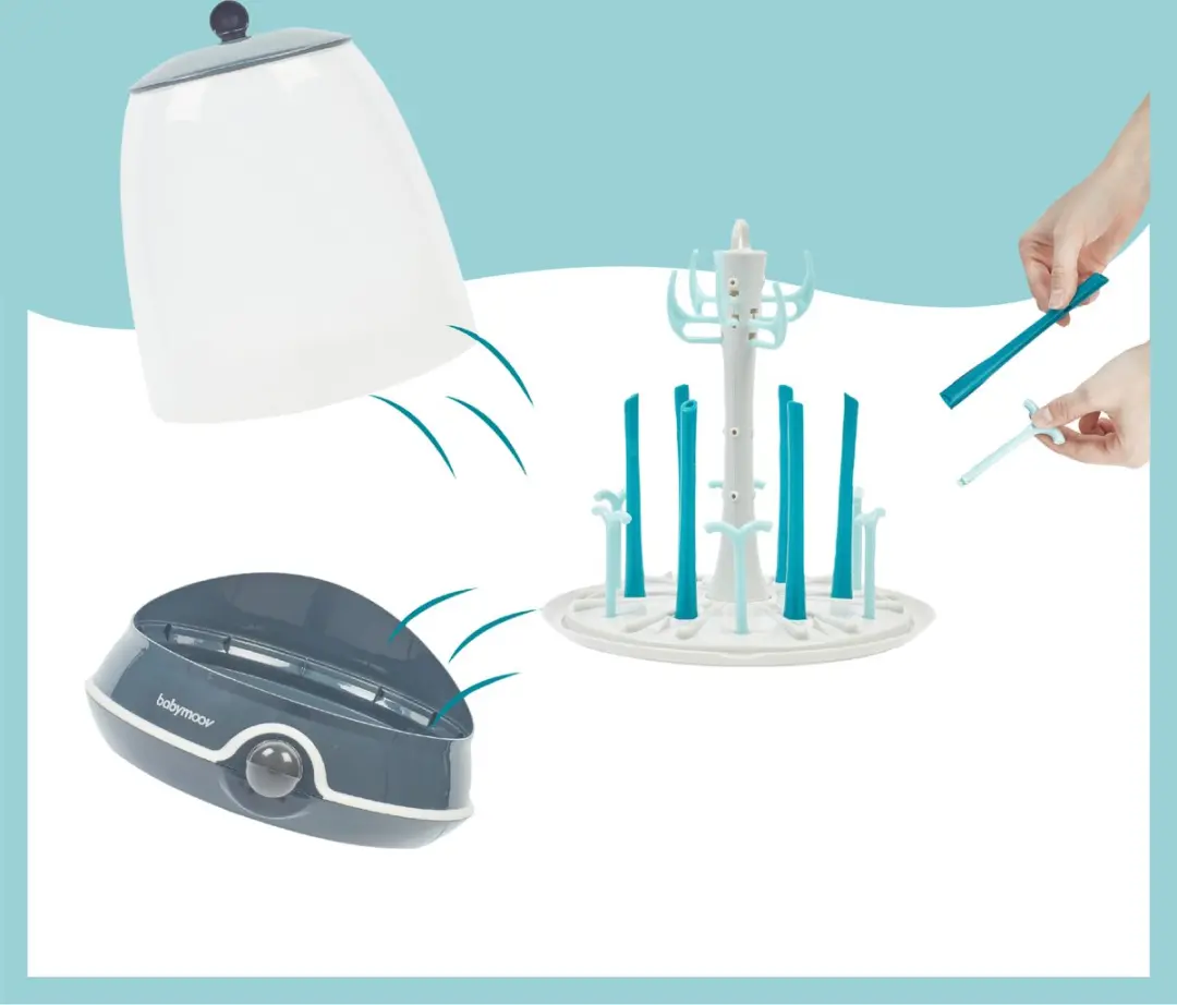 Babymoov Turbo Steam+ Sterilisator - Blauw - afbeelding 4 van 6
