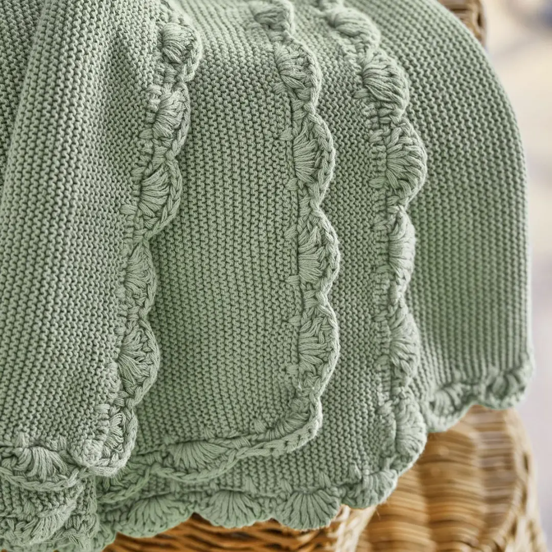 Loberon Nymariel Plaid - 1 Stuks - Groen