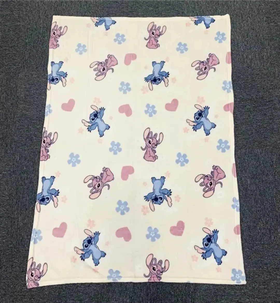 Lilo & Stitch Fleecedeken Beige 110x150cm