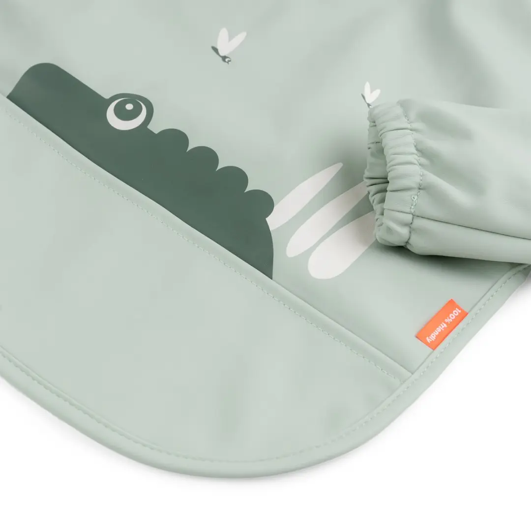 Done By Deer Slabbetje met mouwen - Croco Green - afbeelding 4 van 6