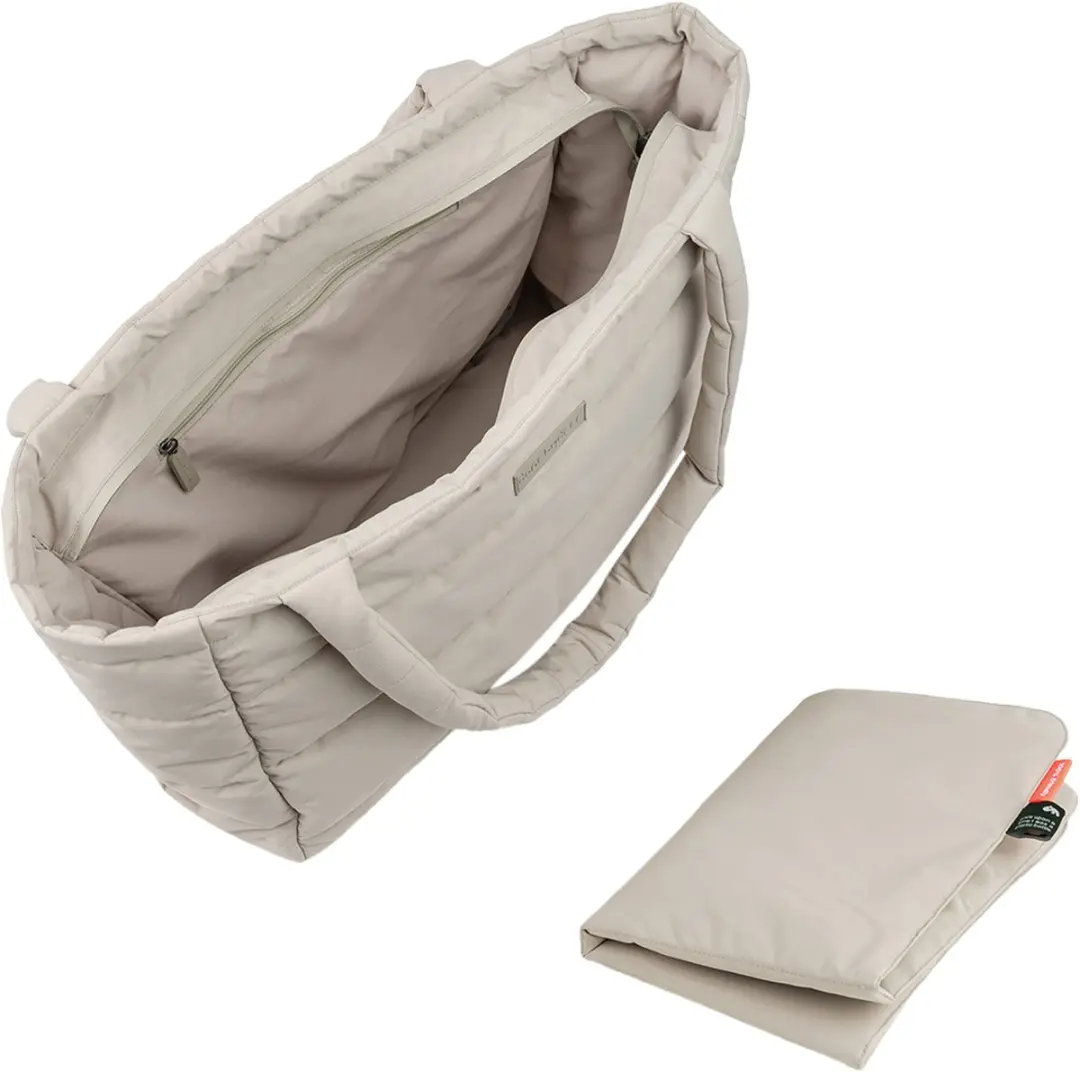 Done By Deer Quilted Changing Tote Bag Sand