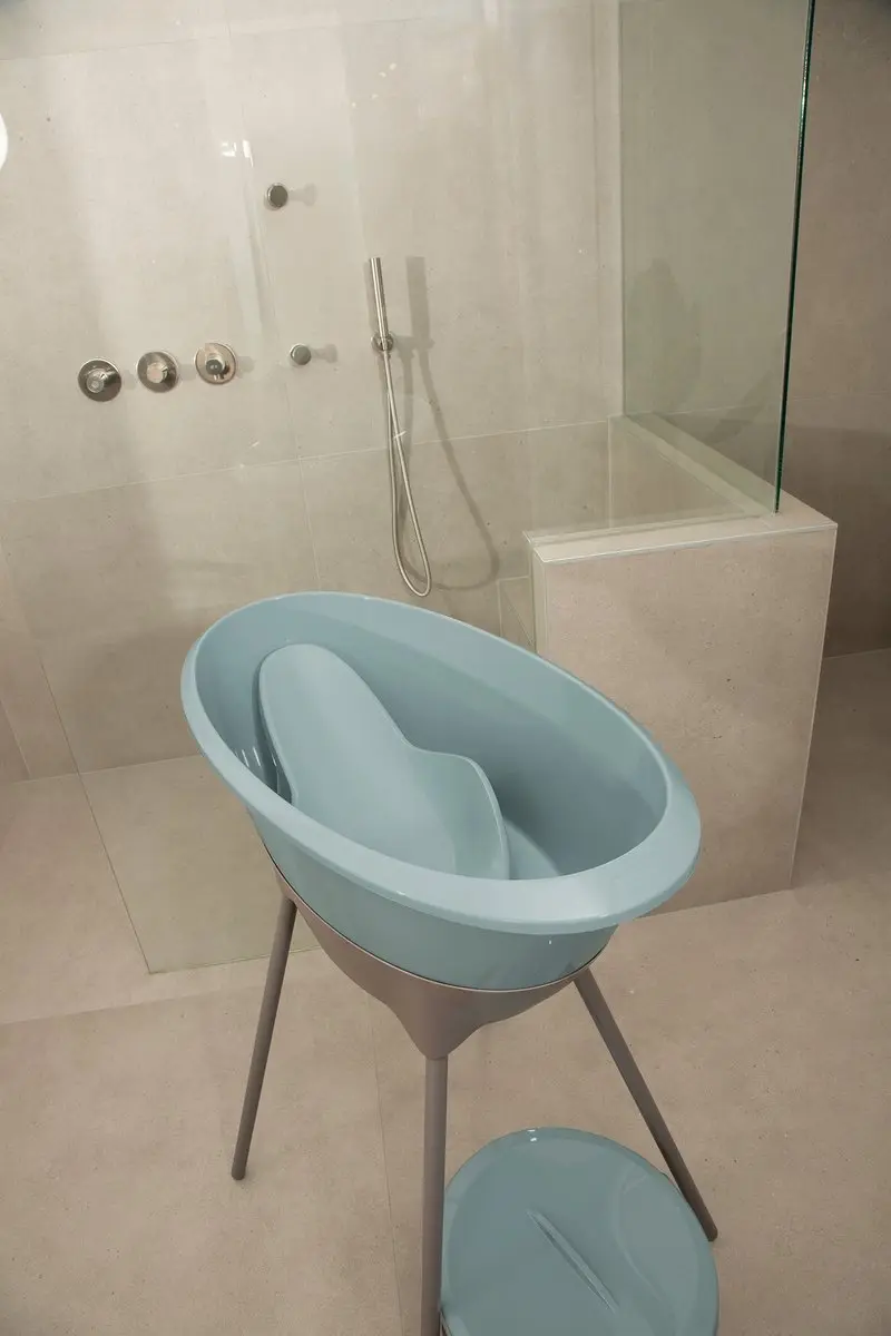 LUMA Ice Blue Babyverzorgingsset - Badje, luieremmer & accessoires