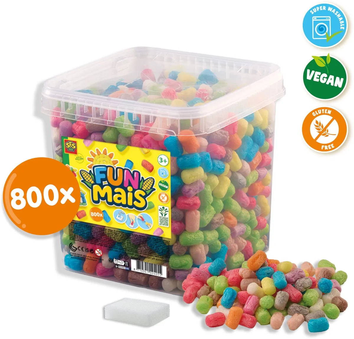SES Creative Funmais Knutselset 800 Stuks - Meerkleurig