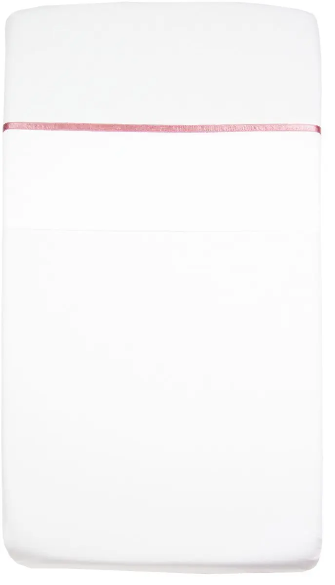 Briljant Baby Ledikantlaken 100x150cm - Grey Pink
