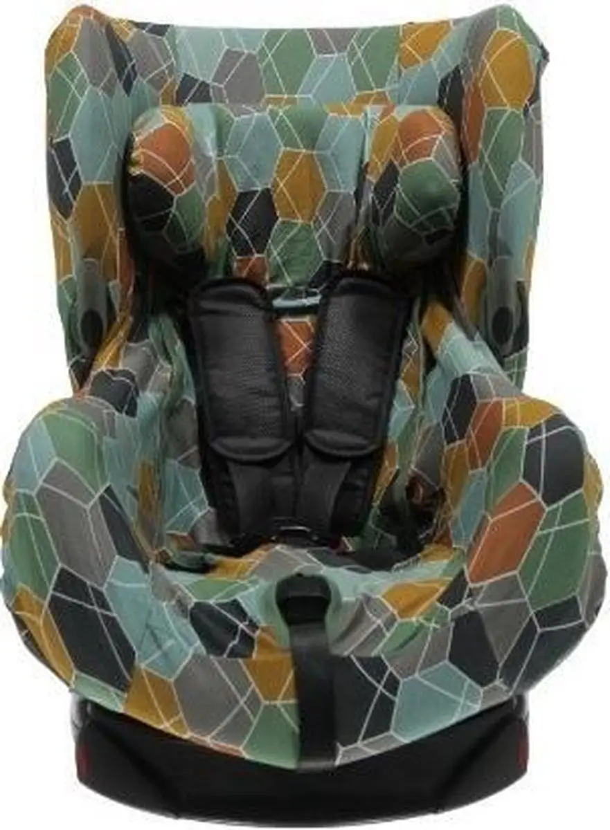 Briljant Baby Autostoelhoes Axiss Deco Junior Katoen Lichtgrijs