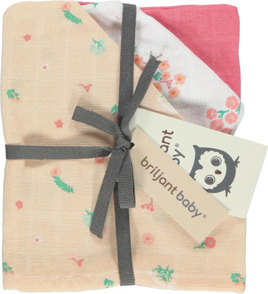 Briljant Baby Hydrofiel Washandjes Flower