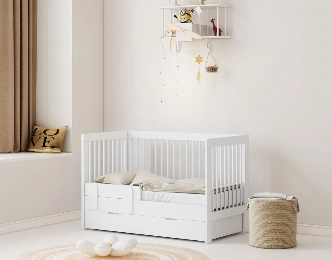 Born Lucky ® Baby Bed / Ledikant Alaska 60 x 120 cm
