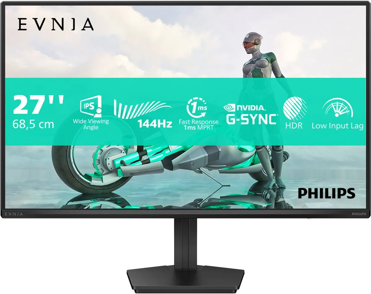 Philips Evnia 3200NF 27 inch Monitor - Full HD - 144Hz - G-Sync