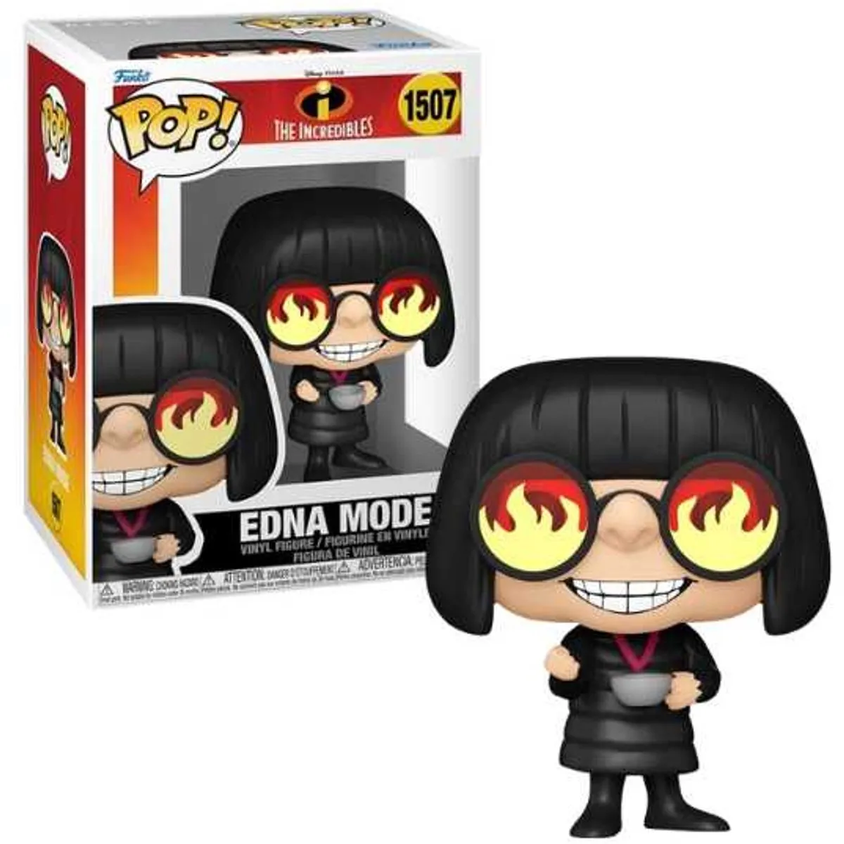 Funko Pop! Disney Pixar Edna Mode #1507 - Veelkleurig