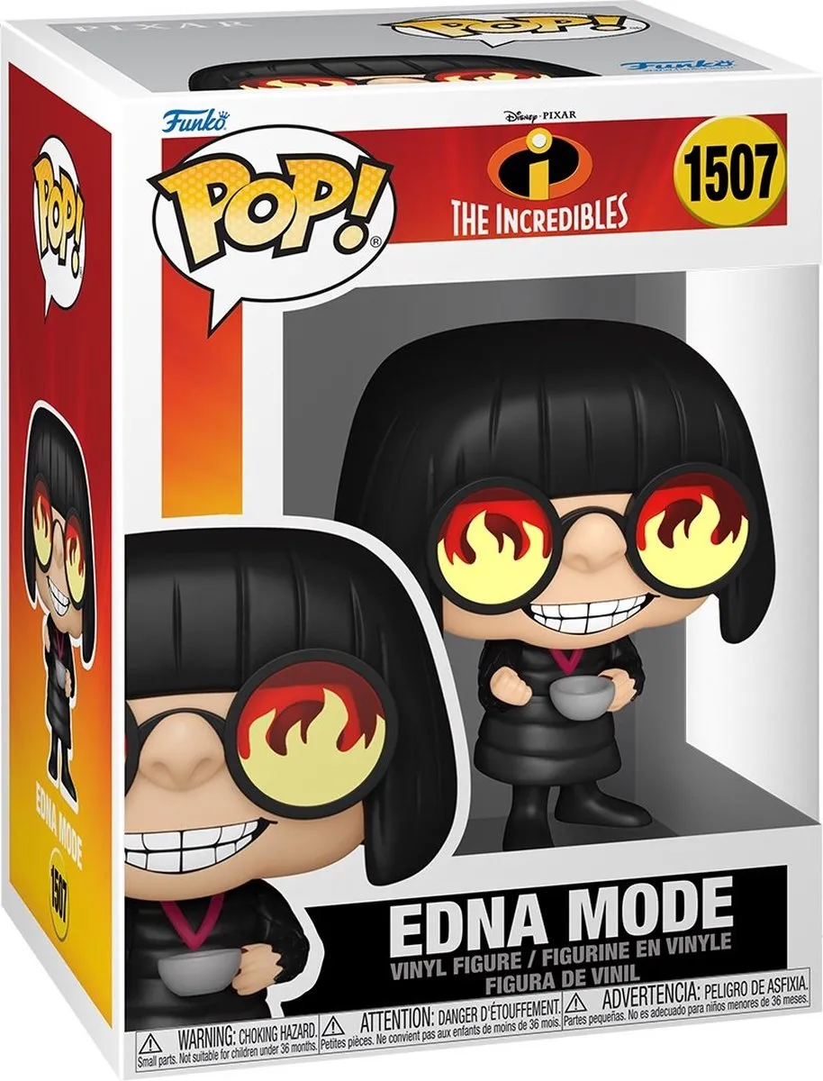 Funko Pop! Disney Pixar Edna Mode #1507 - Veelkleurig