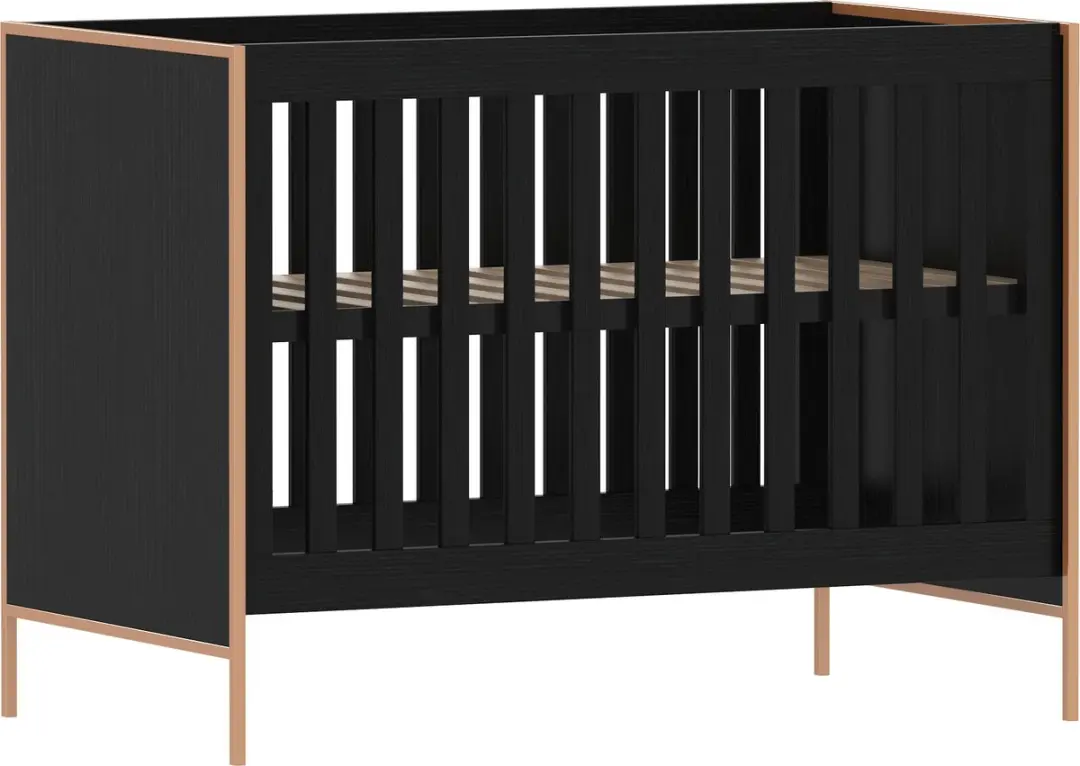 Born Lucky Baby Bed Monaco Zwart