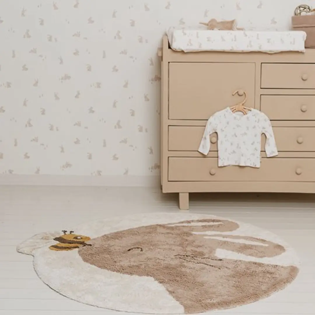 Little Dutch Vloerkleed Konijn Beige