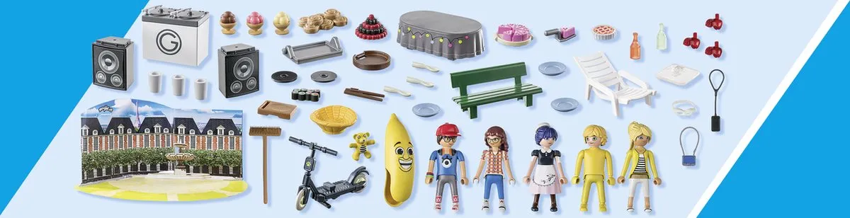 Playmobil Miraculous Adventskalender Picknick in Parijs 71344 - Multicolor