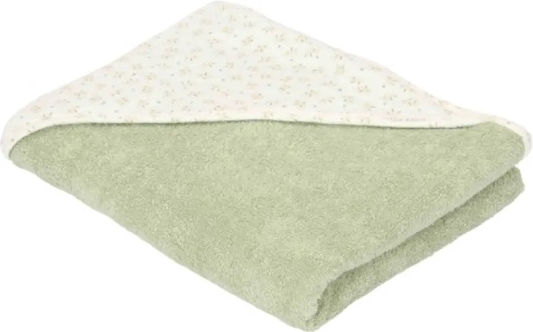 Little Dutch Badcape Groen - 100x100