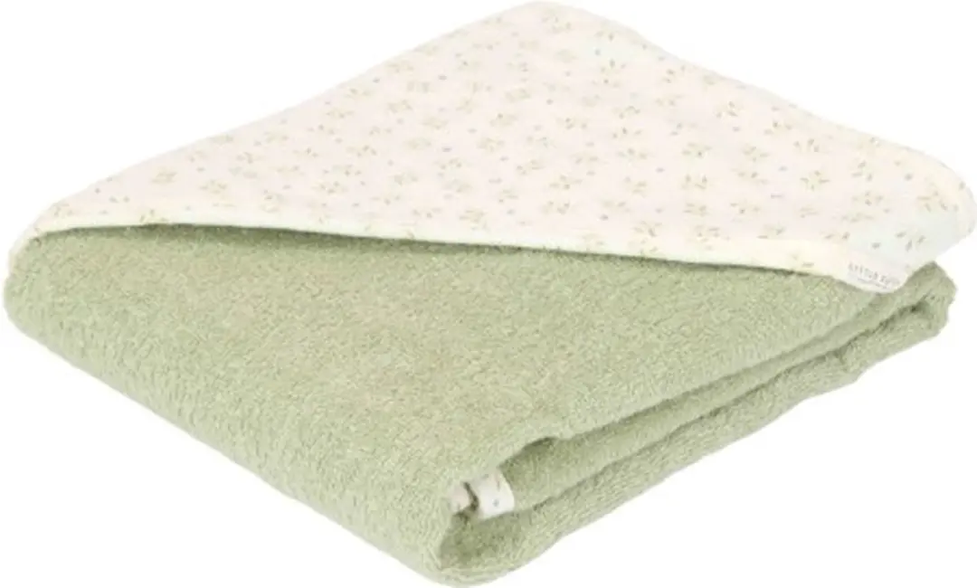 Little Dutch Badcape Groen - 100x100 - afbeelding 6 van 6