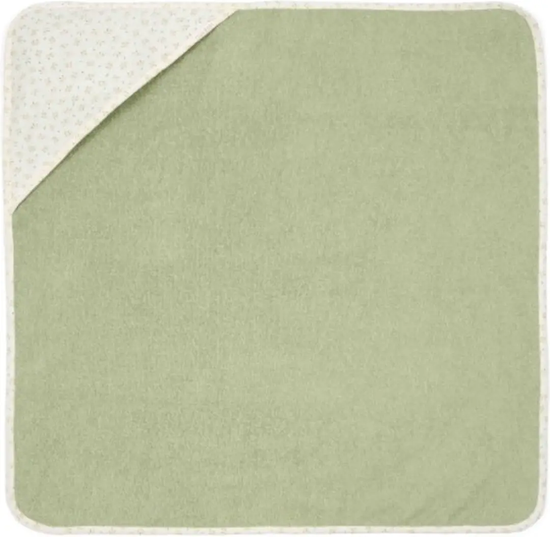 Little Dutch Badcape Groen - 100x100