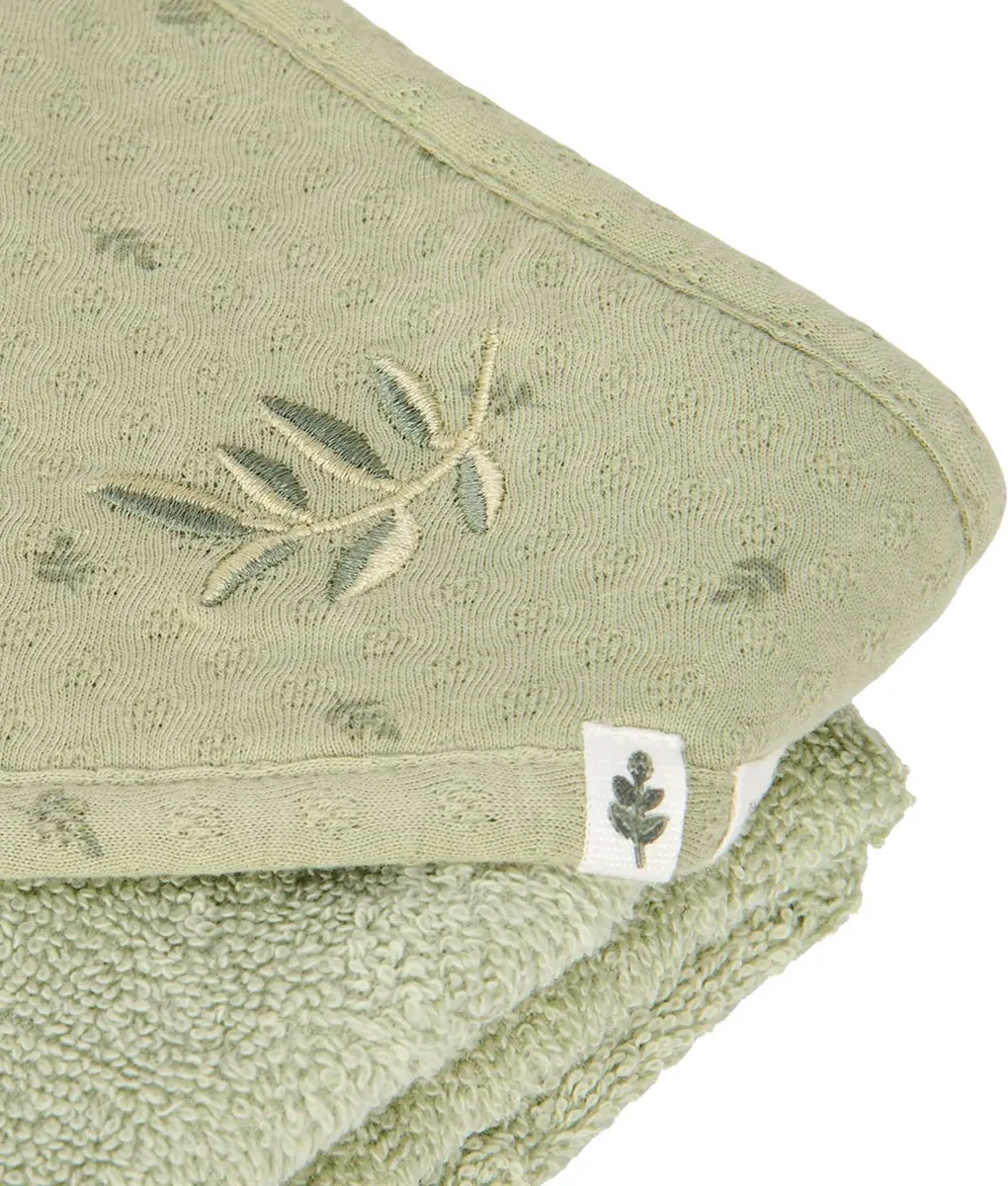 Little Dutch Badcape - 75x75cm - Groen