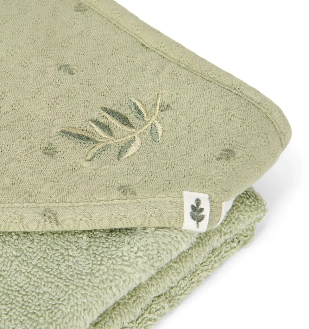 Little Dutch Badcape - 75x75cm - Groen
