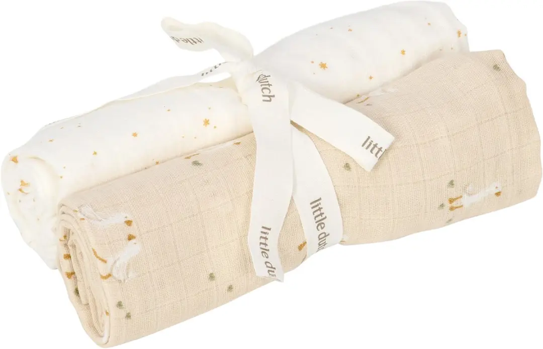 Little Dutch Swaddle Newborn Naturals - 2 Stuks - afbeelding 6 van 6