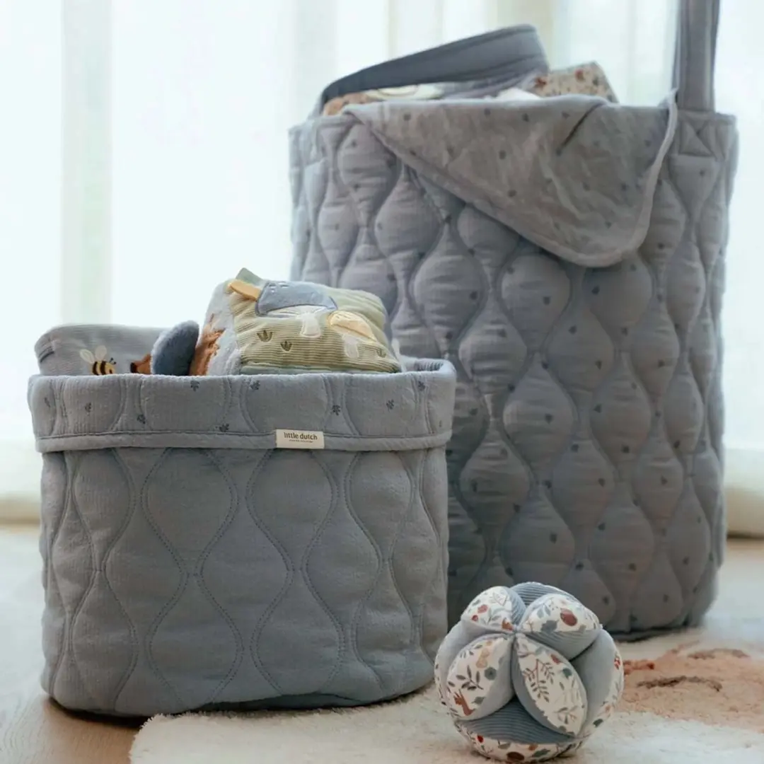 Little Dutch Pure Opbergmand - Denim Blue