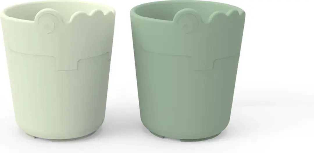 Done By Deer Croco Mini Mokken - 2 Stuks Groen