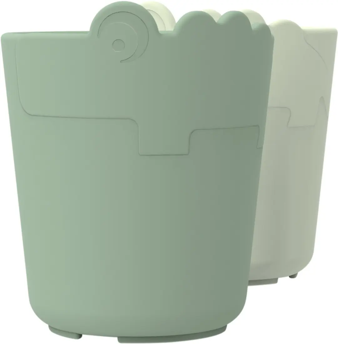 Done By Deer Croco Mini Mokken - 2 Stuks Groen