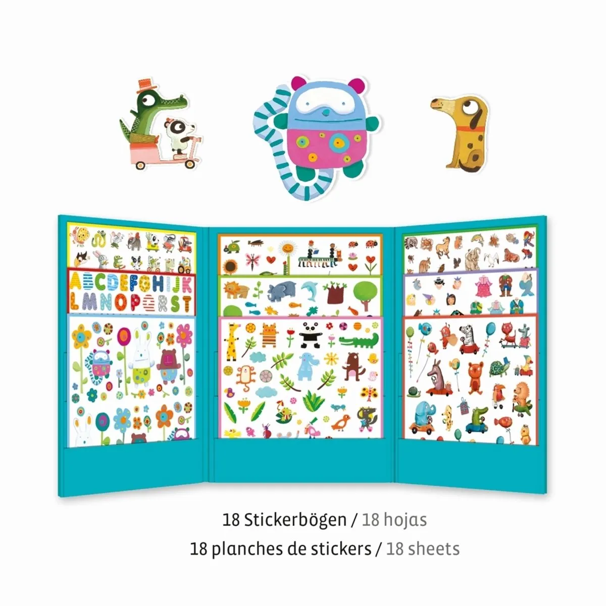 Djeco Stickers Multicolor - 1000 Stuks
