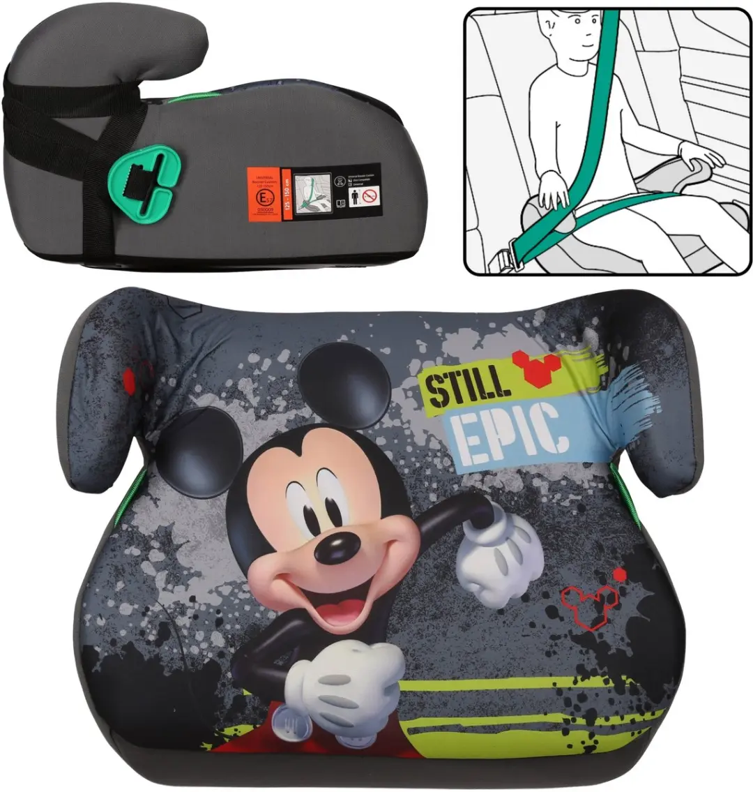 Disney Mickey Mouse Autostoeltje met gordel, autostoeltje, stoelverhoger voor jo