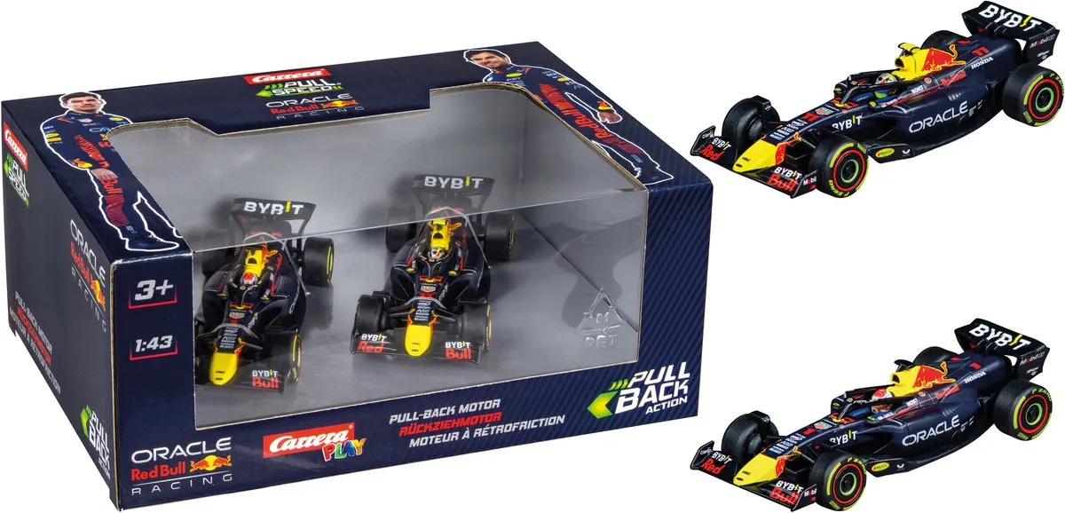 Carrera Red Bull Racing Formule 1 Pull Back Auto 1:43