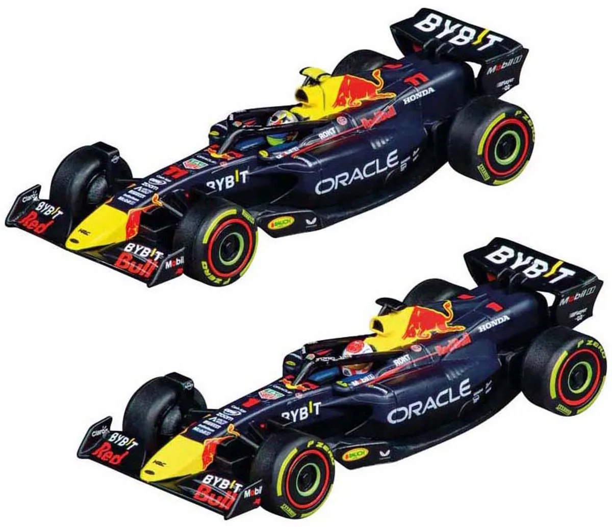 Carrera Red Bull Racing Formule 1 Pull Back Auto 1:43 - Max Verstappen & Sergio Perez
