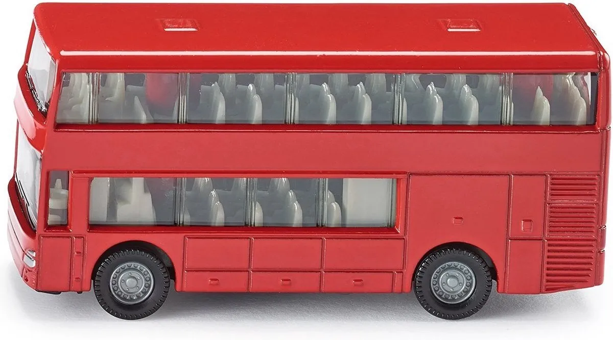 SIKU 1321 Dubbeldekker Bus - Rood