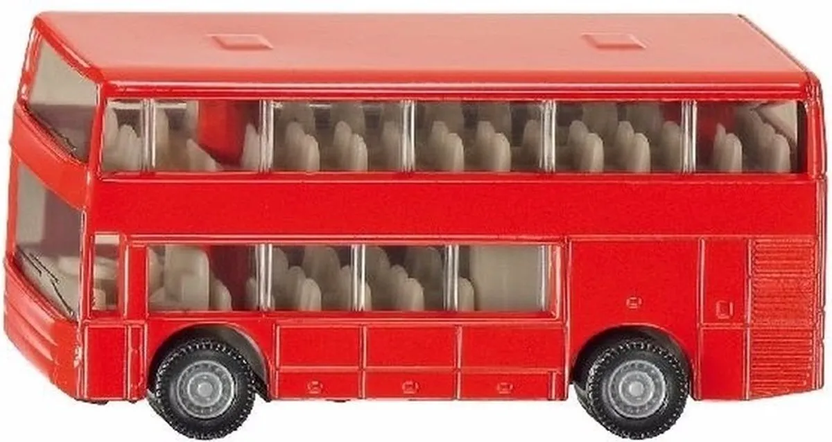 SIKU 1321 Dubbeldekker Bus - Rood