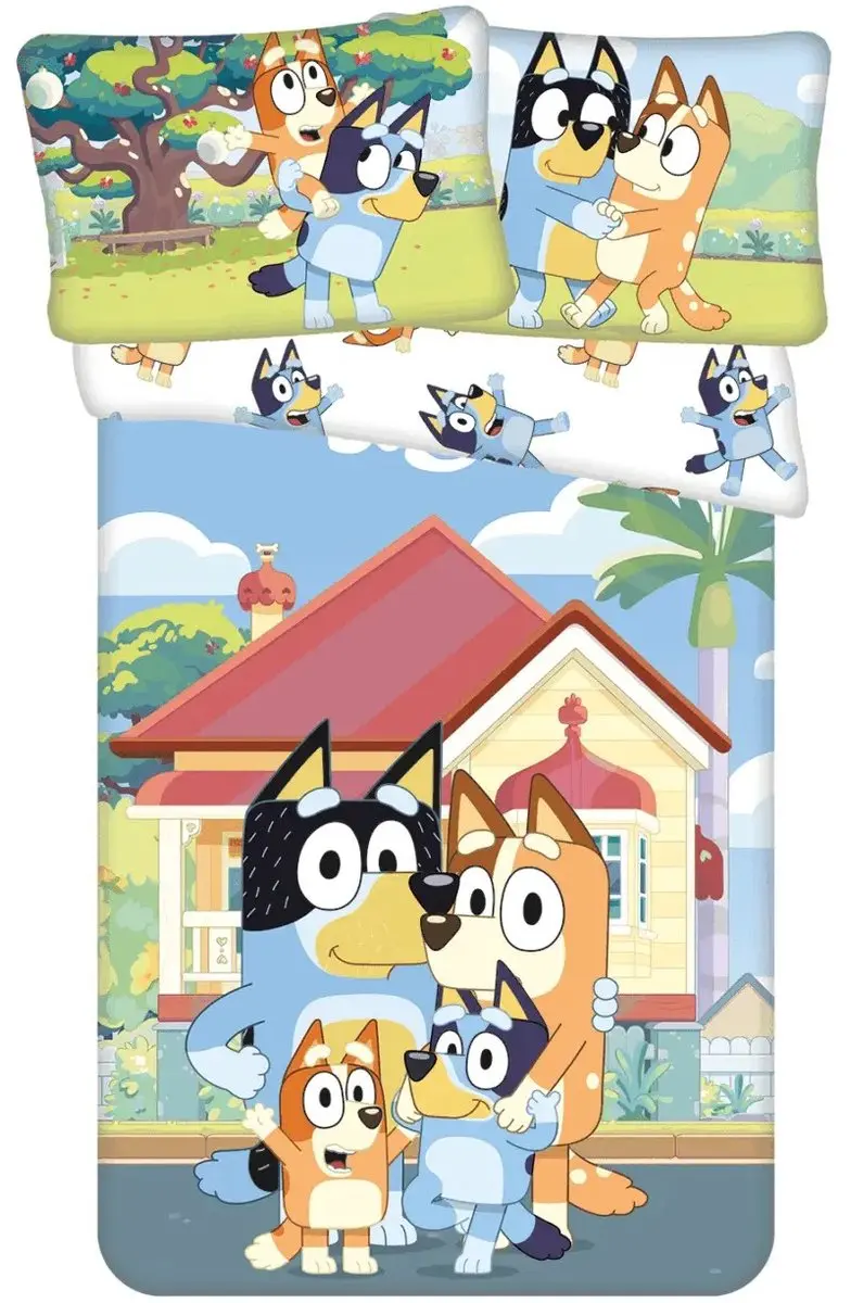 Bluey BABY / Peuter dekbedovertrek, Home