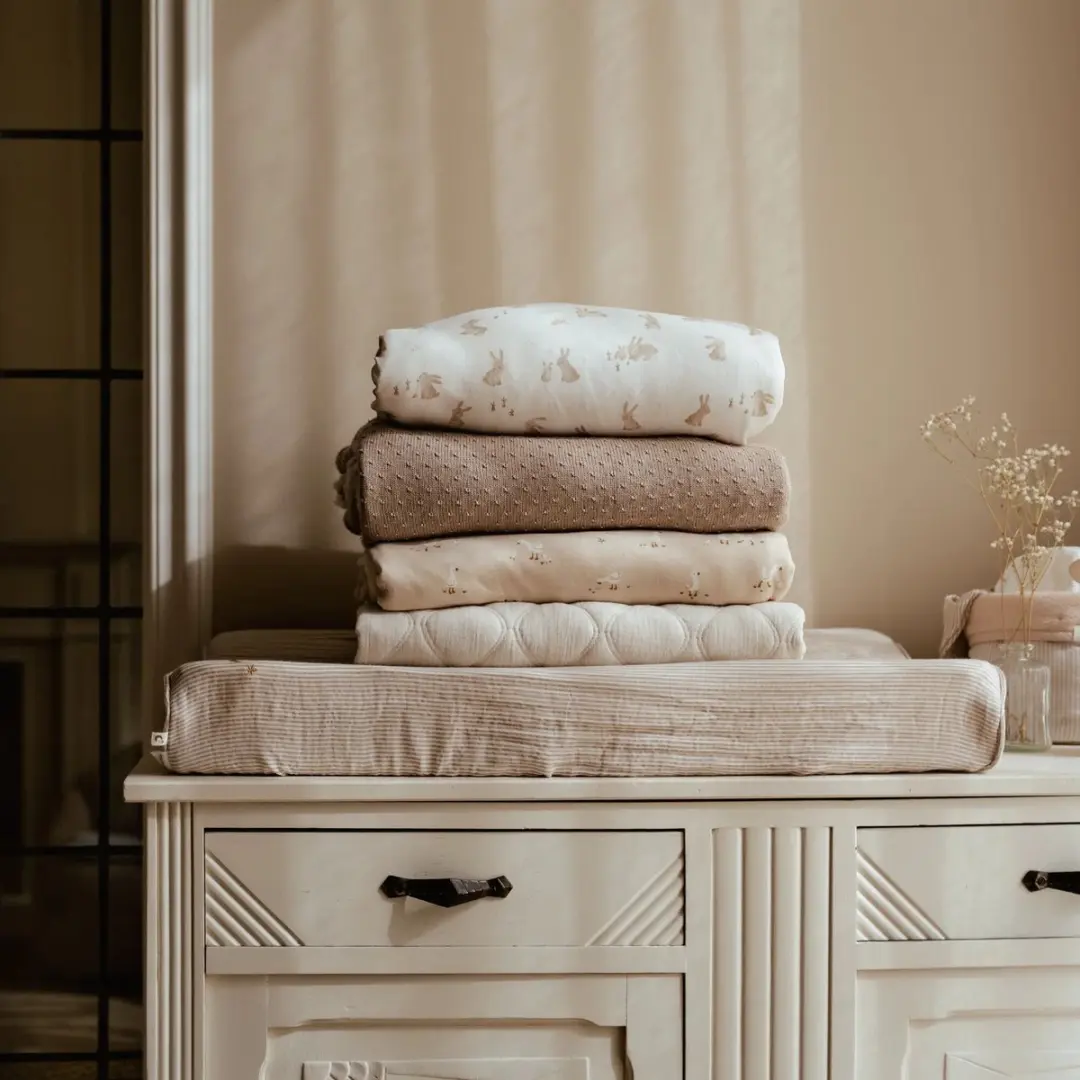 Little Dutch Wiegdeken Essentials - 70x100cm - Beige - afbeelding 6 van 6