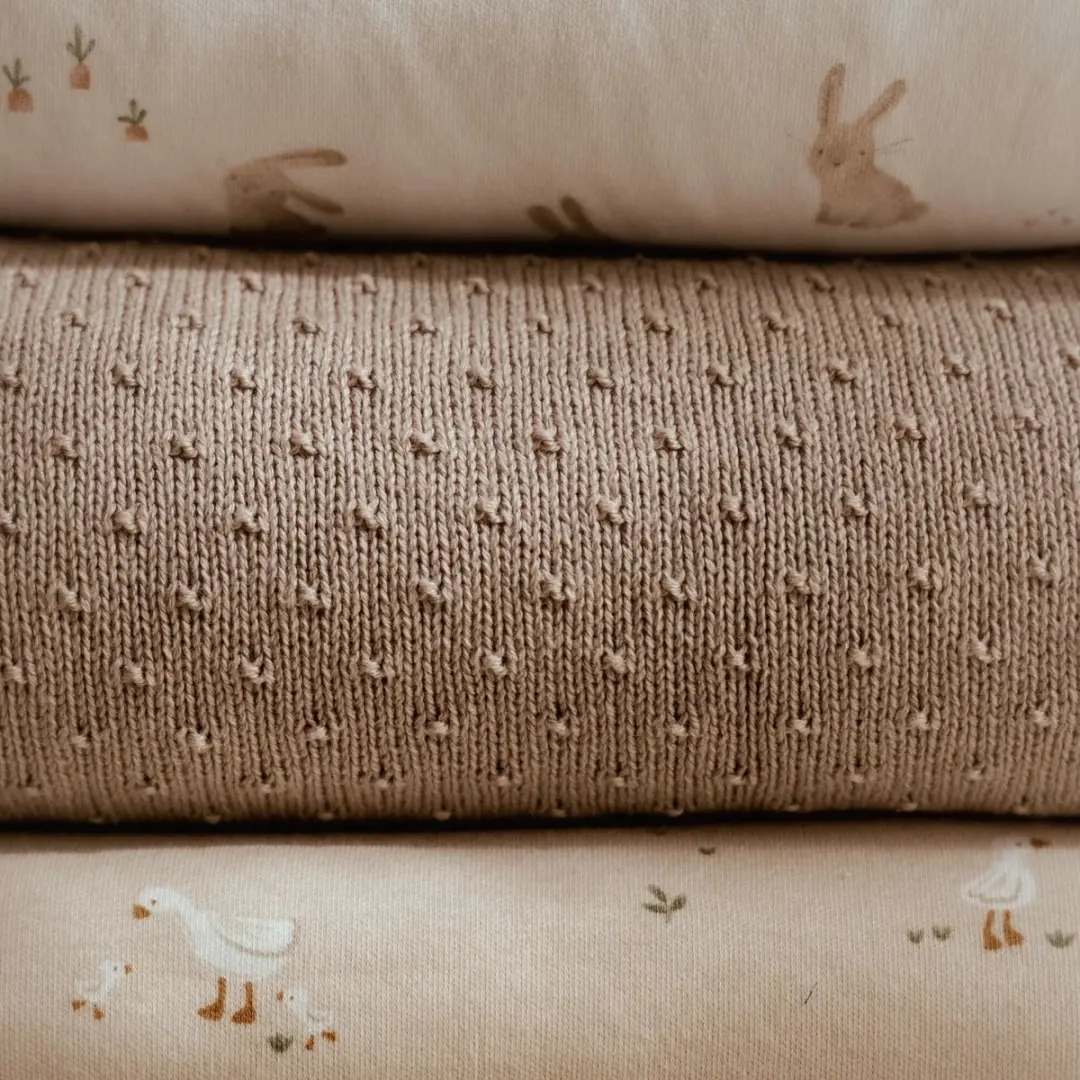 Little Dutch Wiegdeken Essentials - 70x100cm - Beige