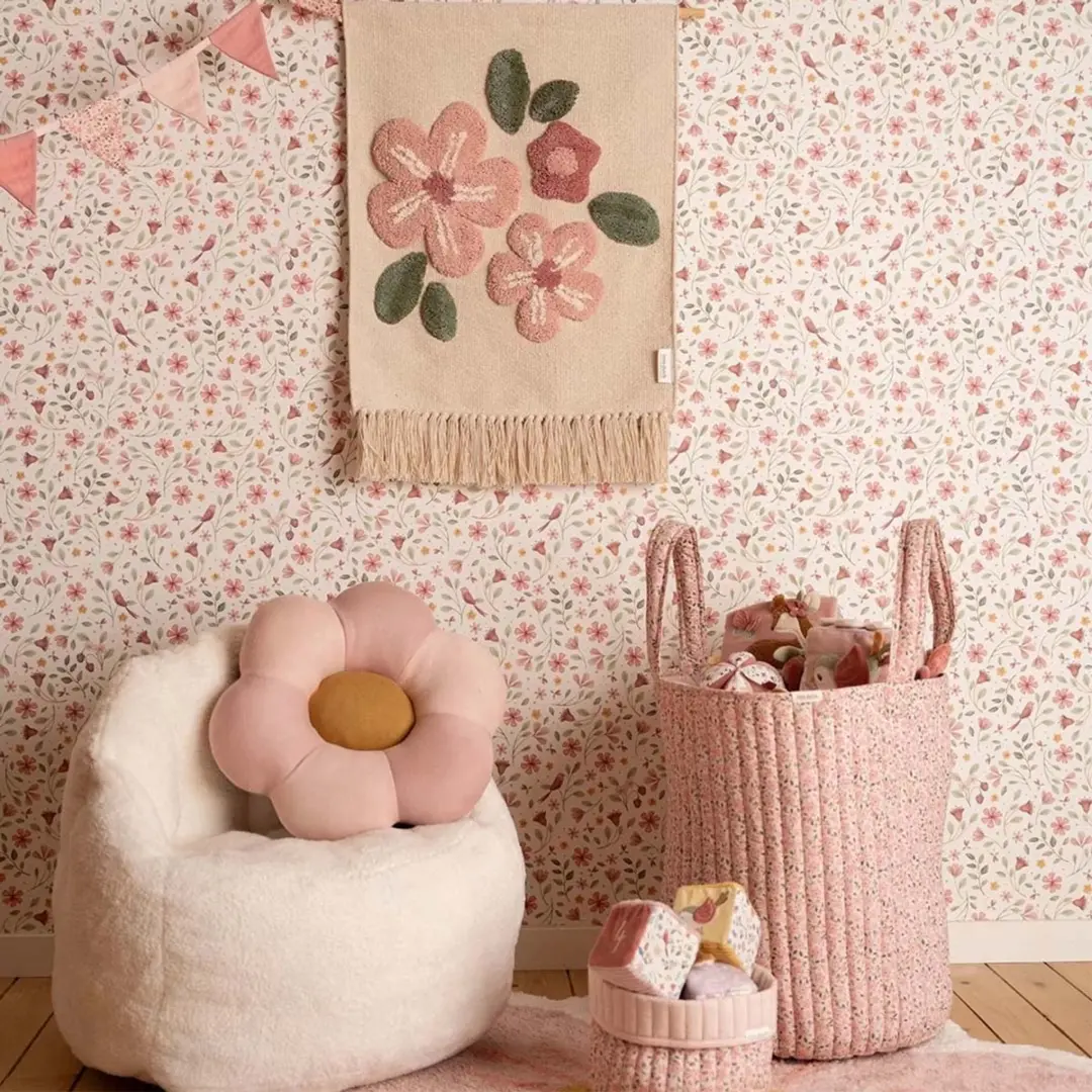 Little Dutch Opbergmand Fairy Floral 35x45cm - Roze