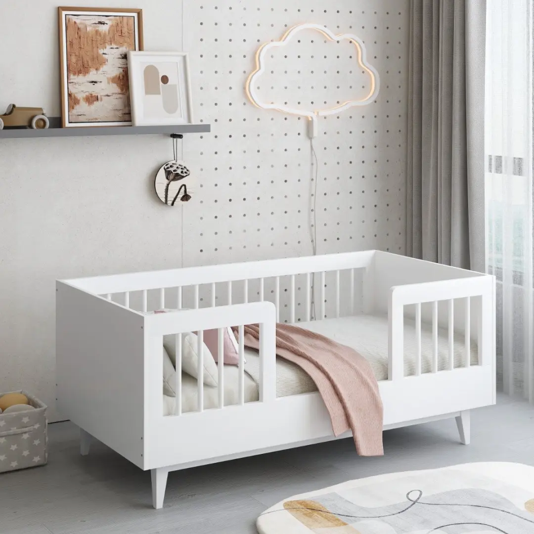 Born Lucky ® Peuterbed Timo 70 x 140 cm Wit