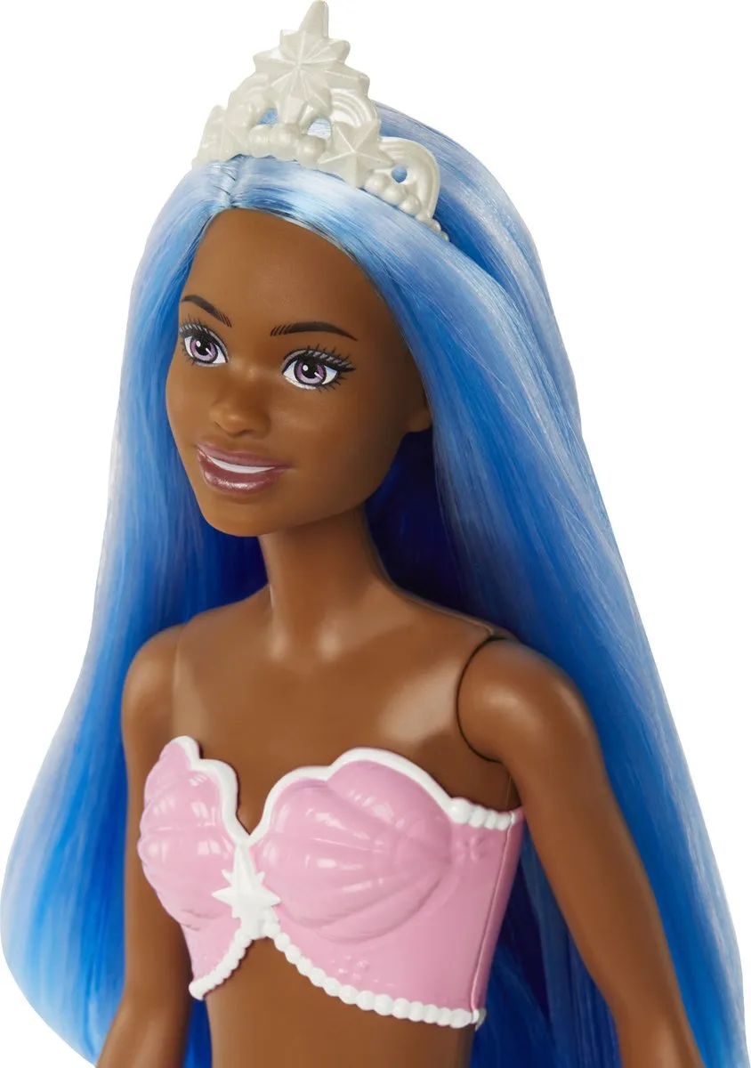 Barbie Dreamtopia Zeemeerminpop HGR12 - Lichtblauw/roze