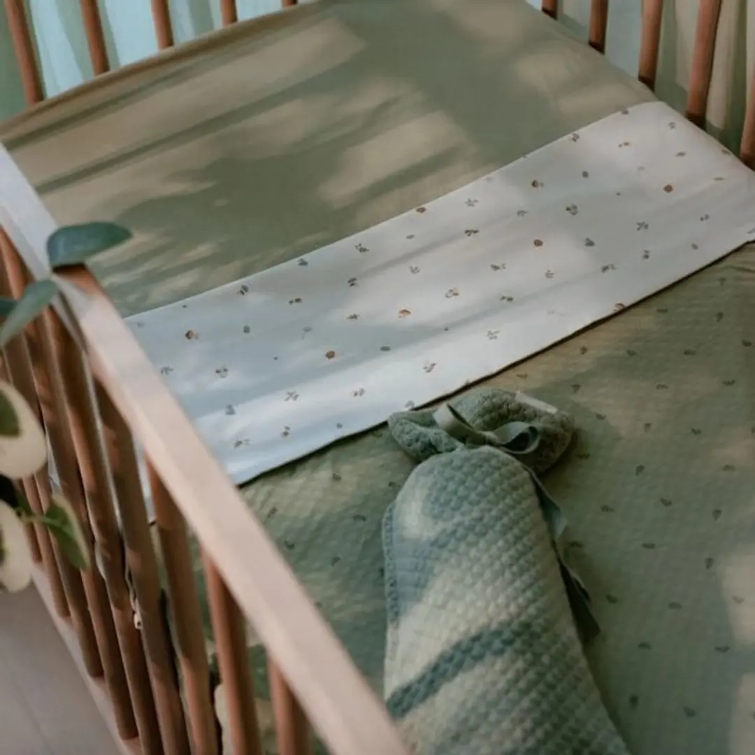 Little Dutch Wiegdeken Essentials Groen