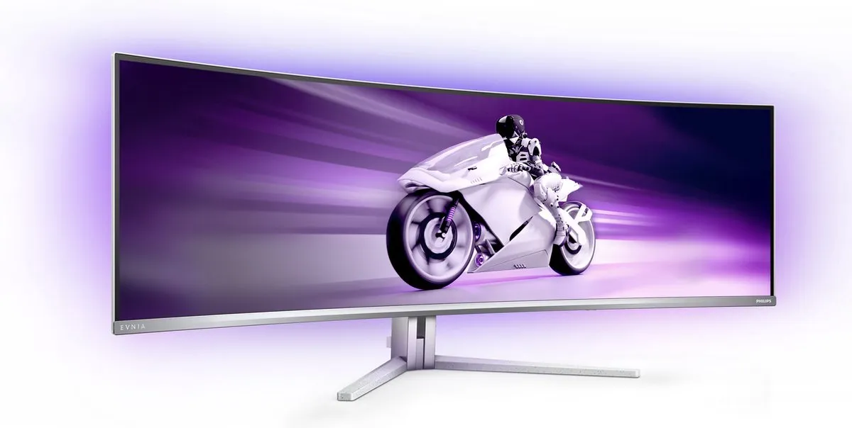 Philips Evnia 49M2C8900L Ultrawide QD-OLED Curved Gaming Monitor - 49" 144Hz