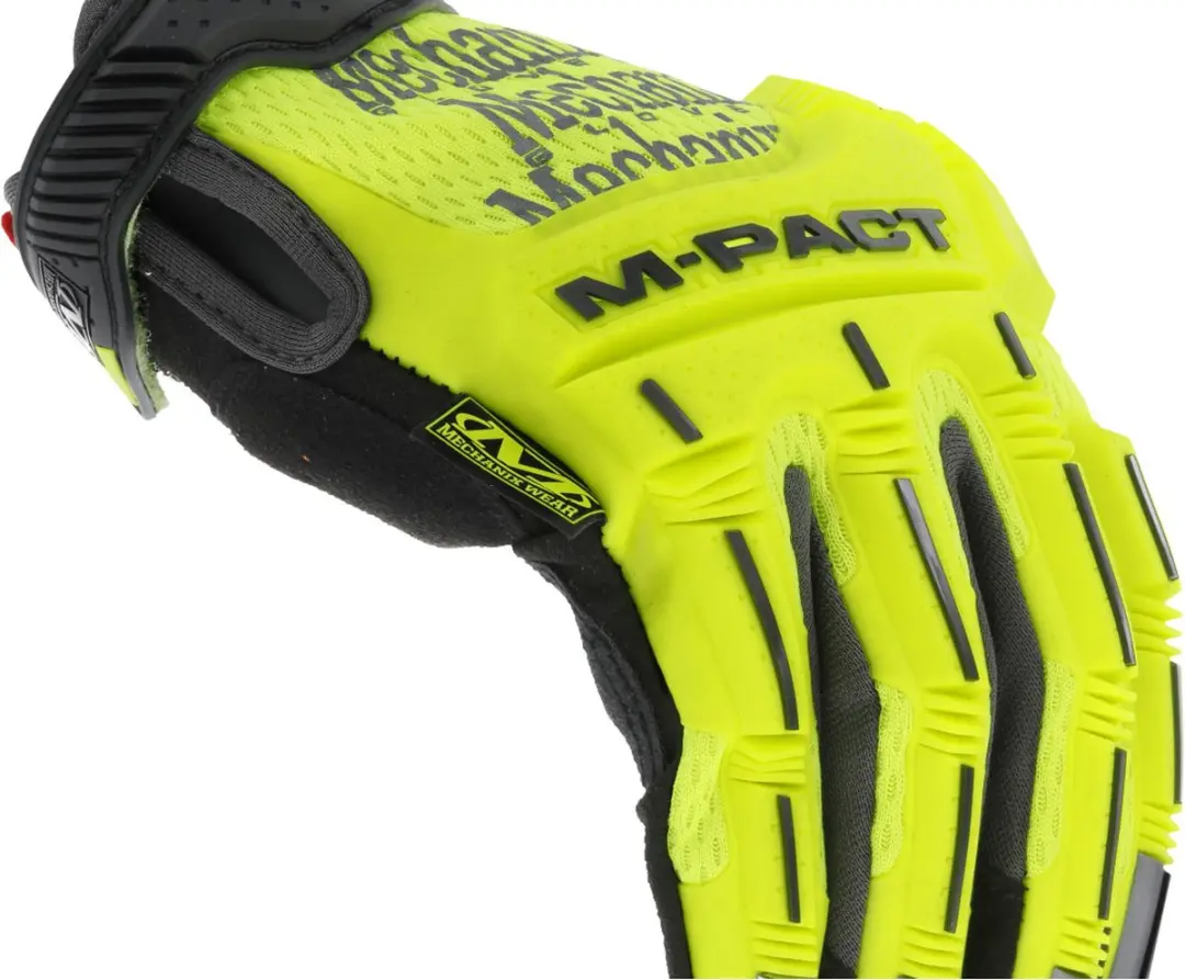 Mechanix Wear M-Pact Hi-Viz Geel Handschoenen - XL