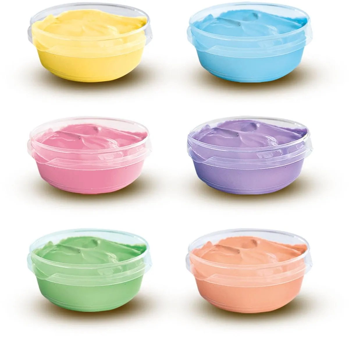 SES Creative Pastel Vingerverf 6x45ml - Pastelkleuren
