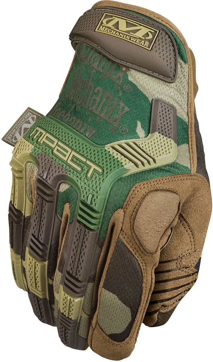 Mechanix Wear M-Pact Handschoenen Woodland Camo - L