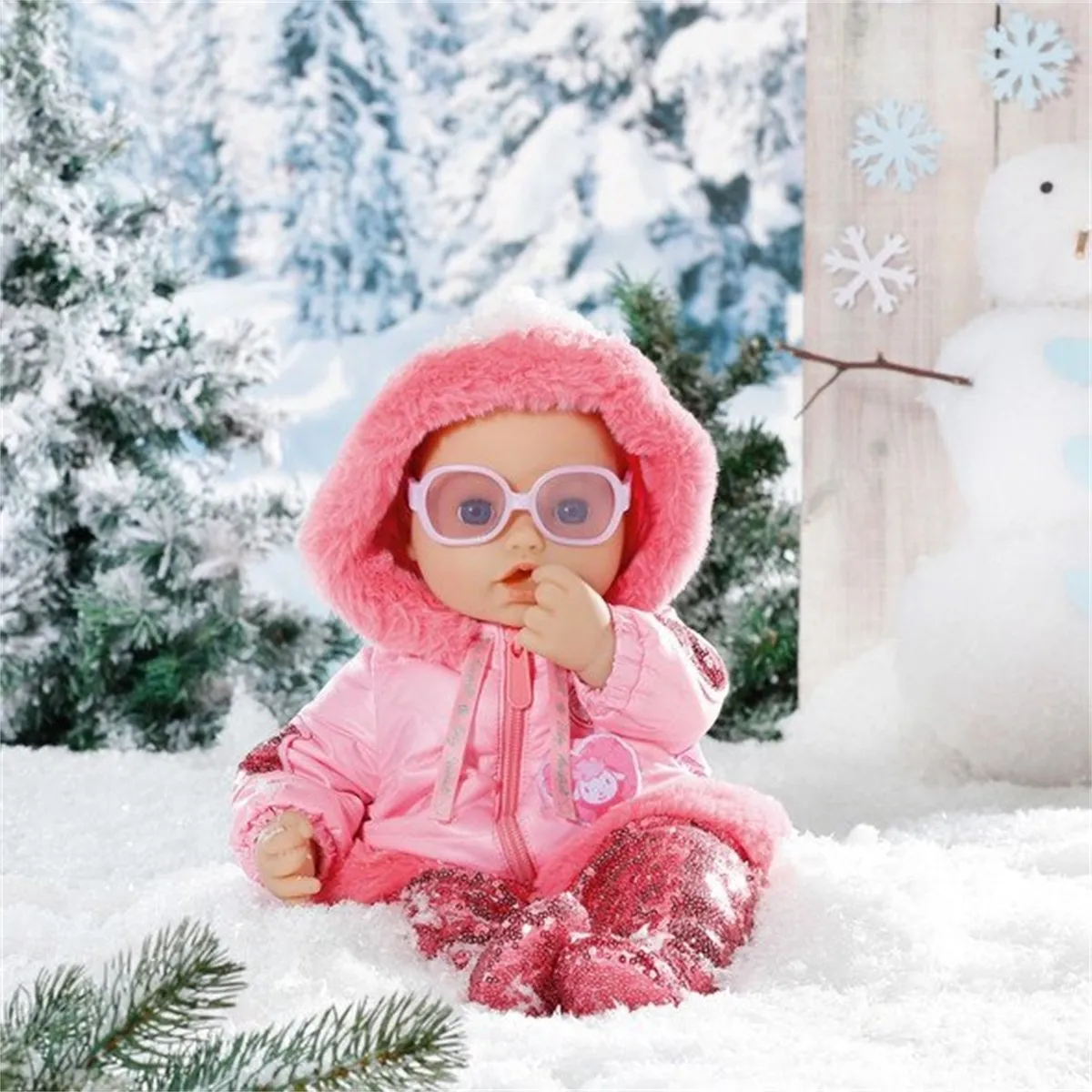 Baby Annabell Deluxe Winter Poppenkleding 43cm - Roze