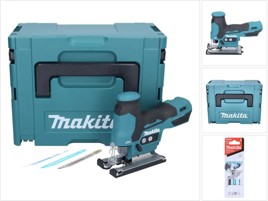 Makita DJV 185 ZJ accu-pendeldecoupeerzaag 18 V borstelloos + 3-delige decoupeer