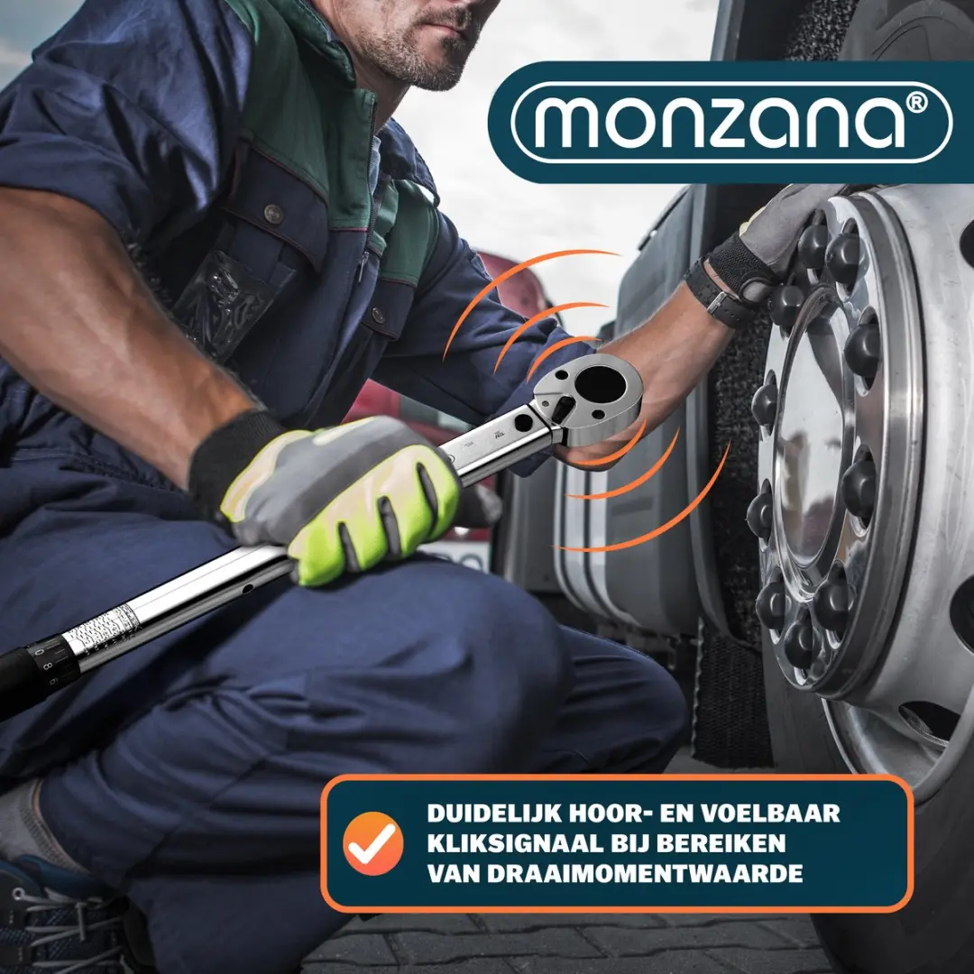 deuba Momentsleutel 6-delig 17/19/21mm - Zilver
