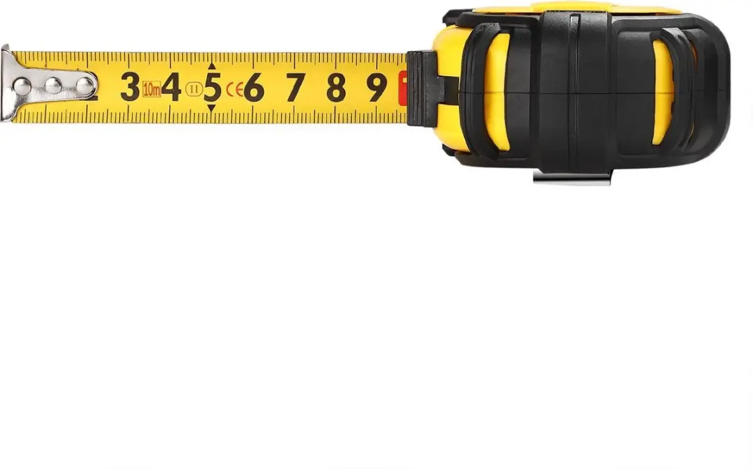 Deuba Monzana Meetlint 10m Autorolsysteem - 107155 - Geel/Zwart